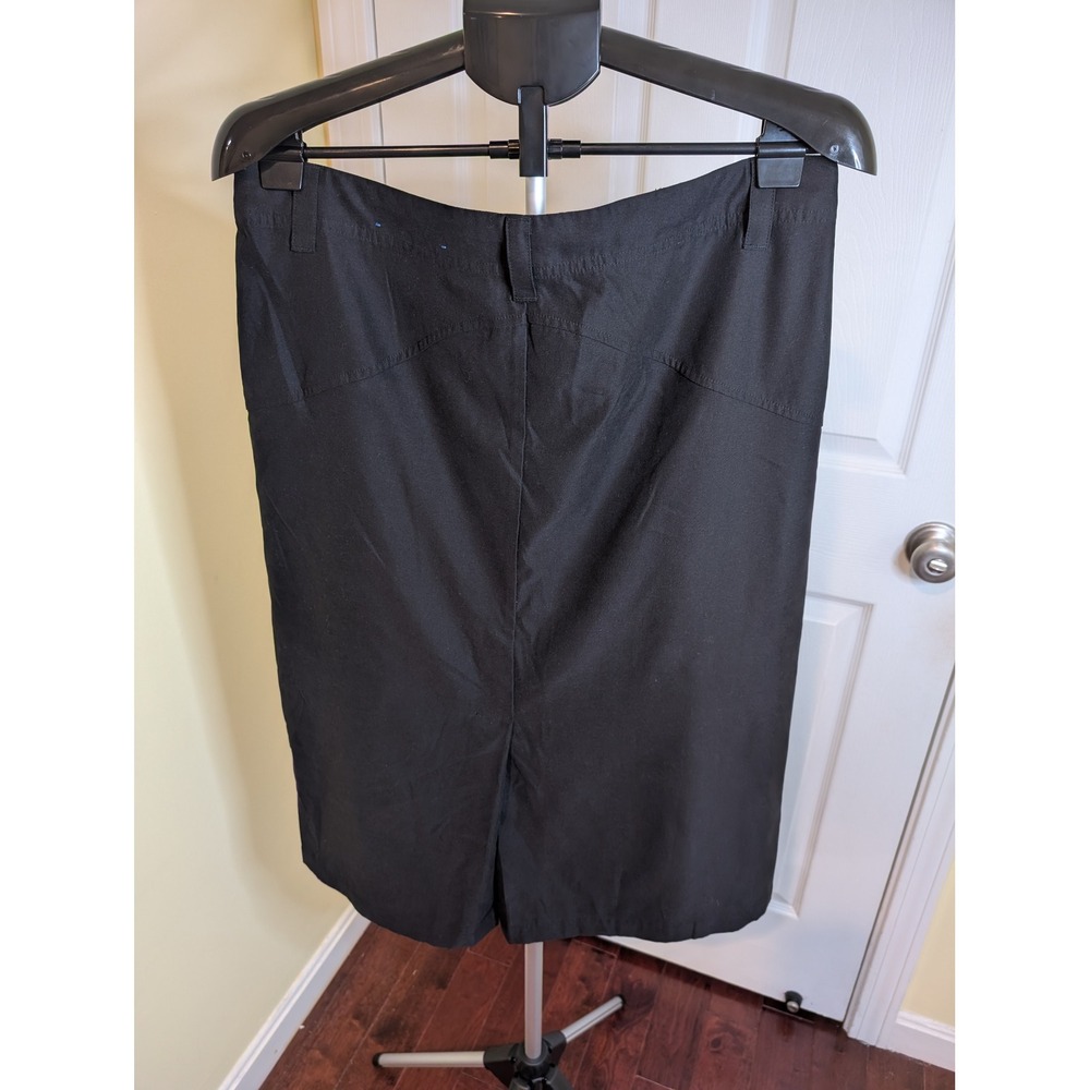 Patagonia Midi Skirt Black Gorpcore Hiking Utility Pocket - Size 12 - Picture 2 of 6